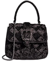 Sam Edelman Brit Top Handle Small Velvet Crossbody