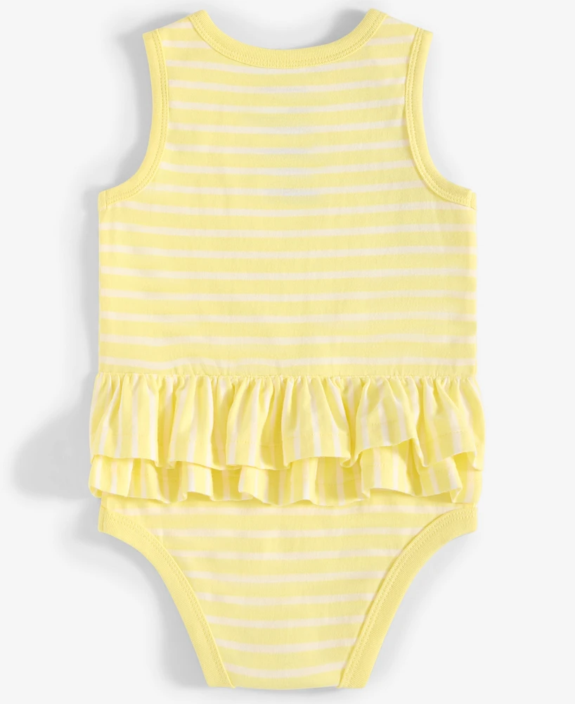 First Impressions Baby Girls Club Stripe Sunsuit, Exclusively at Macy's