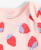 First Impressions Baby Girls Strawberry-Print Skirted Sunsuit, Exclusively at Macy's