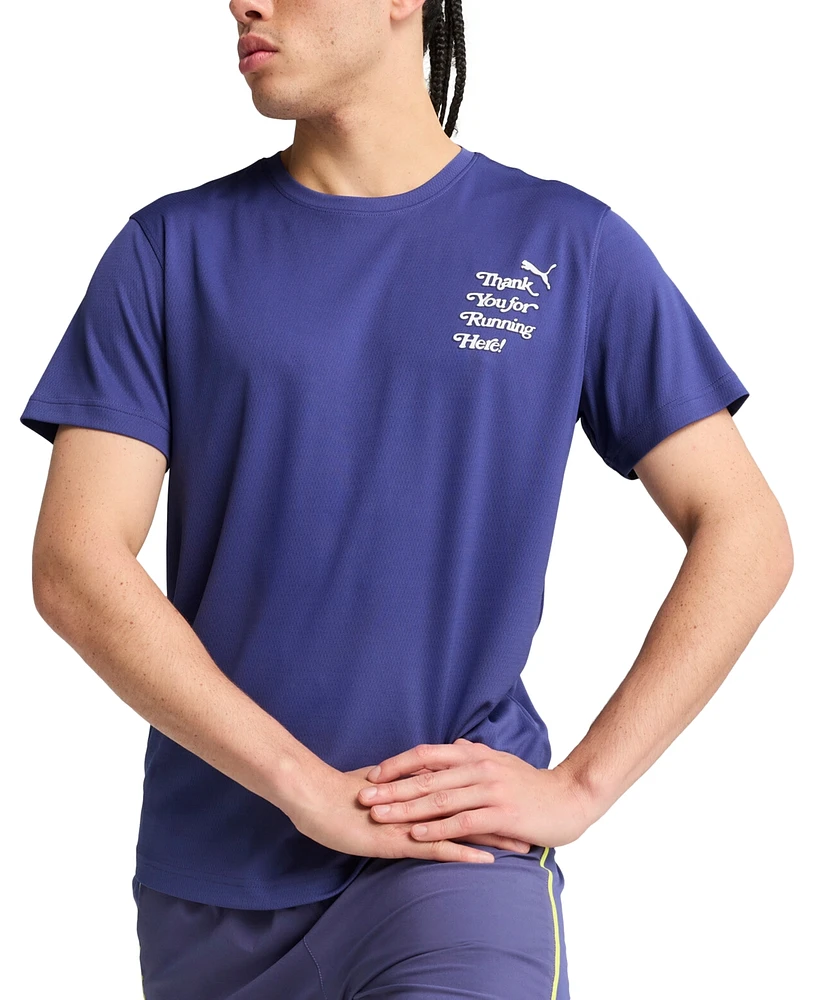 Puma Men's Thank You For Running Here Graphic T-Shirt