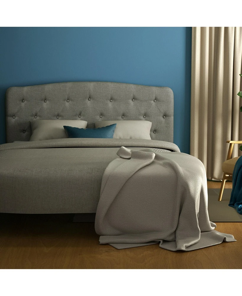 Gouun Faux Linen Headboard with Adjustable Heights