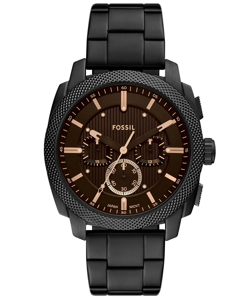 Fossil Men's Machine Chronograph Black Stainless-Steel Watch
