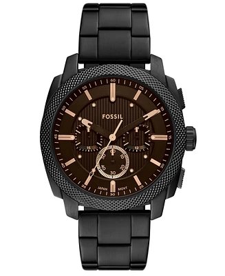 Fossil Men's Machine Chronograph Black Stainless-Steel Watch