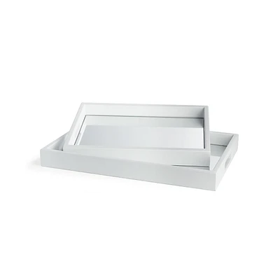 Malibu Mirrored Trays Set of 2