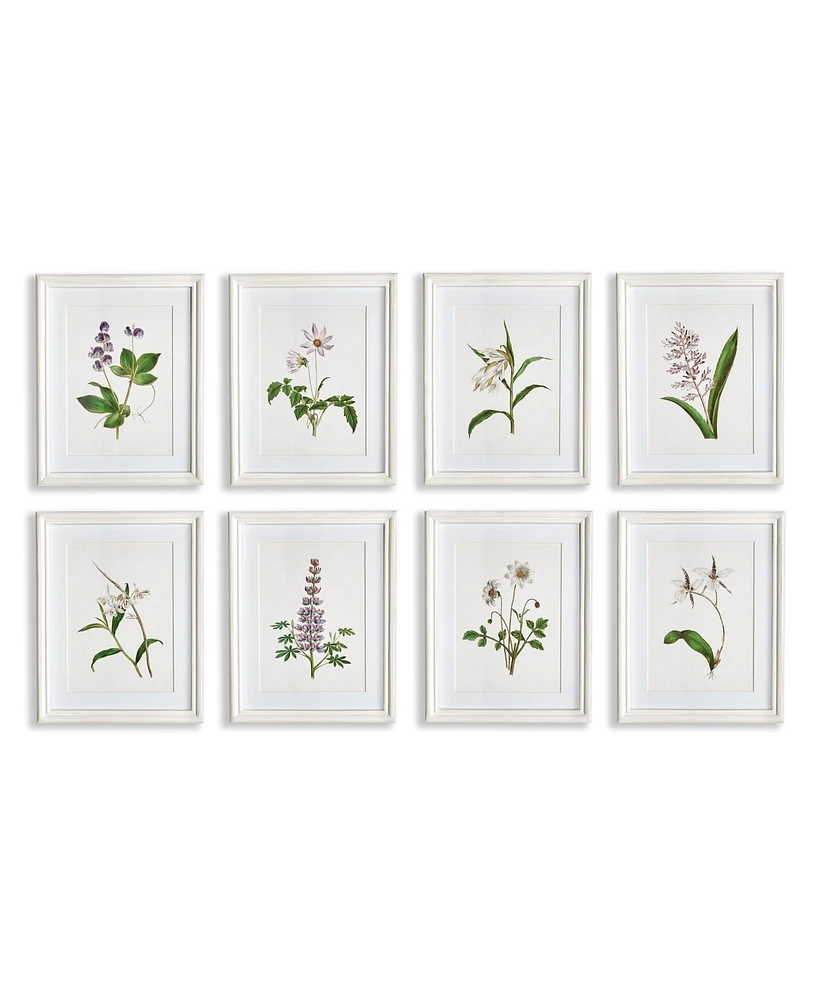 Flowers In Bloom Petite Prints Set of 8