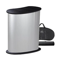 32" x 16" x 37" Portable Tradeshow Podium Table Exhibition Counter Stand with Wall Bags