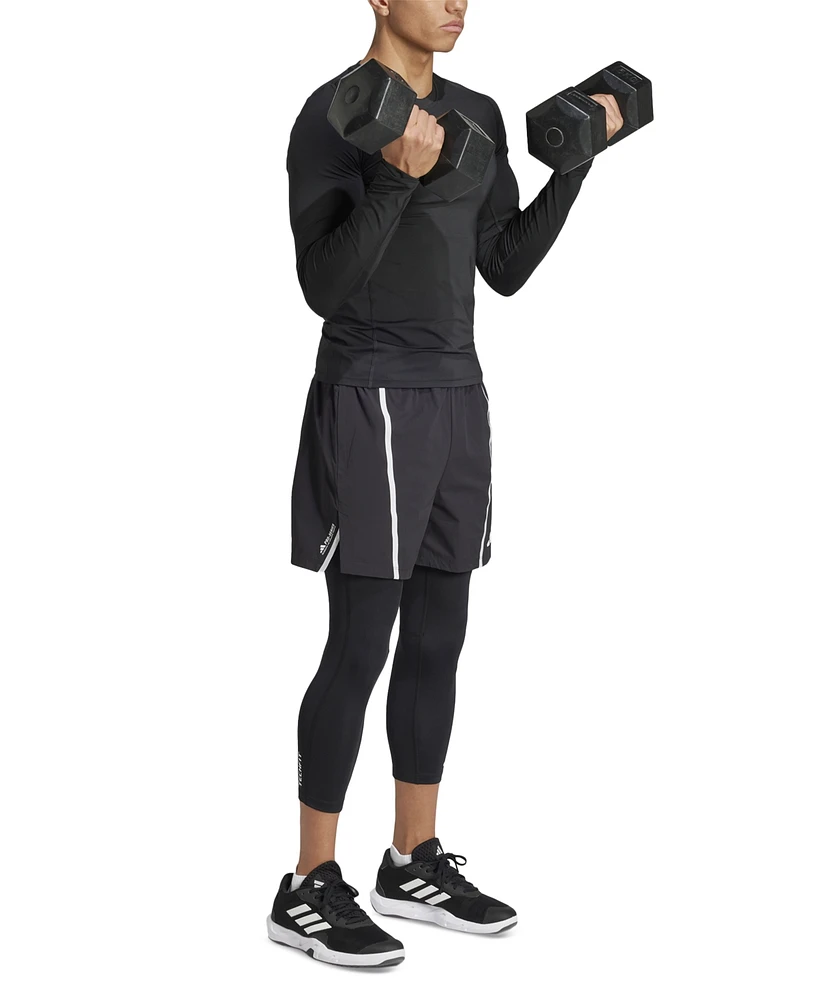 adidas Men's Techfit Compression 3/4 Training Tights