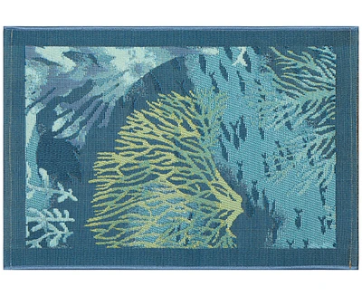 Liora Manne' Esencia Coral Garden 2'x2'10" Area Rug