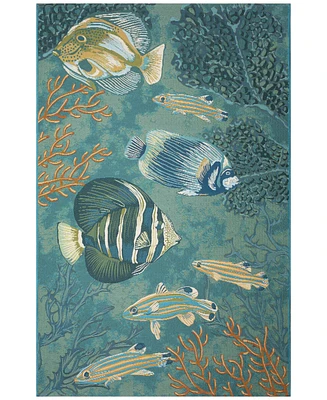 Liora Manne' Marina Fish 3'3"x4'11" Area Rug