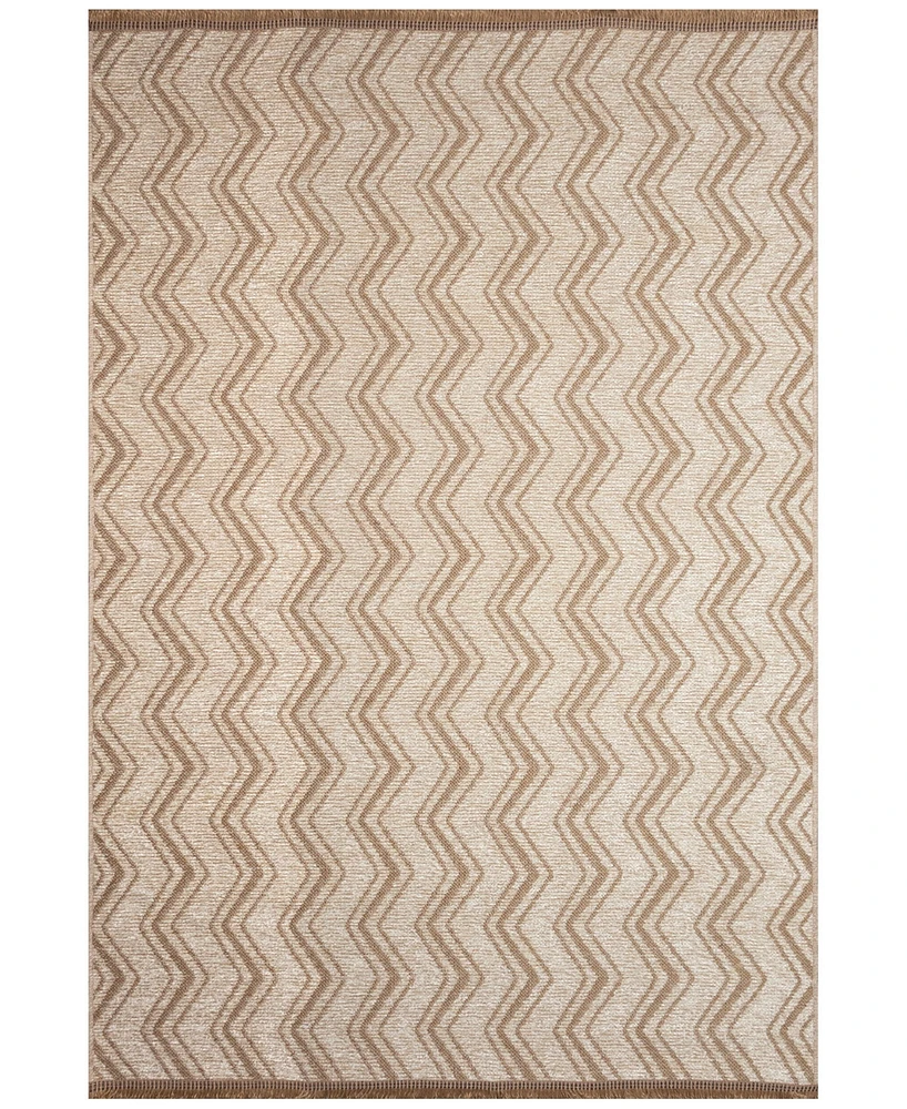 Liora Manne' Mercer Zigzag 6'6"x9'4" Area Rug