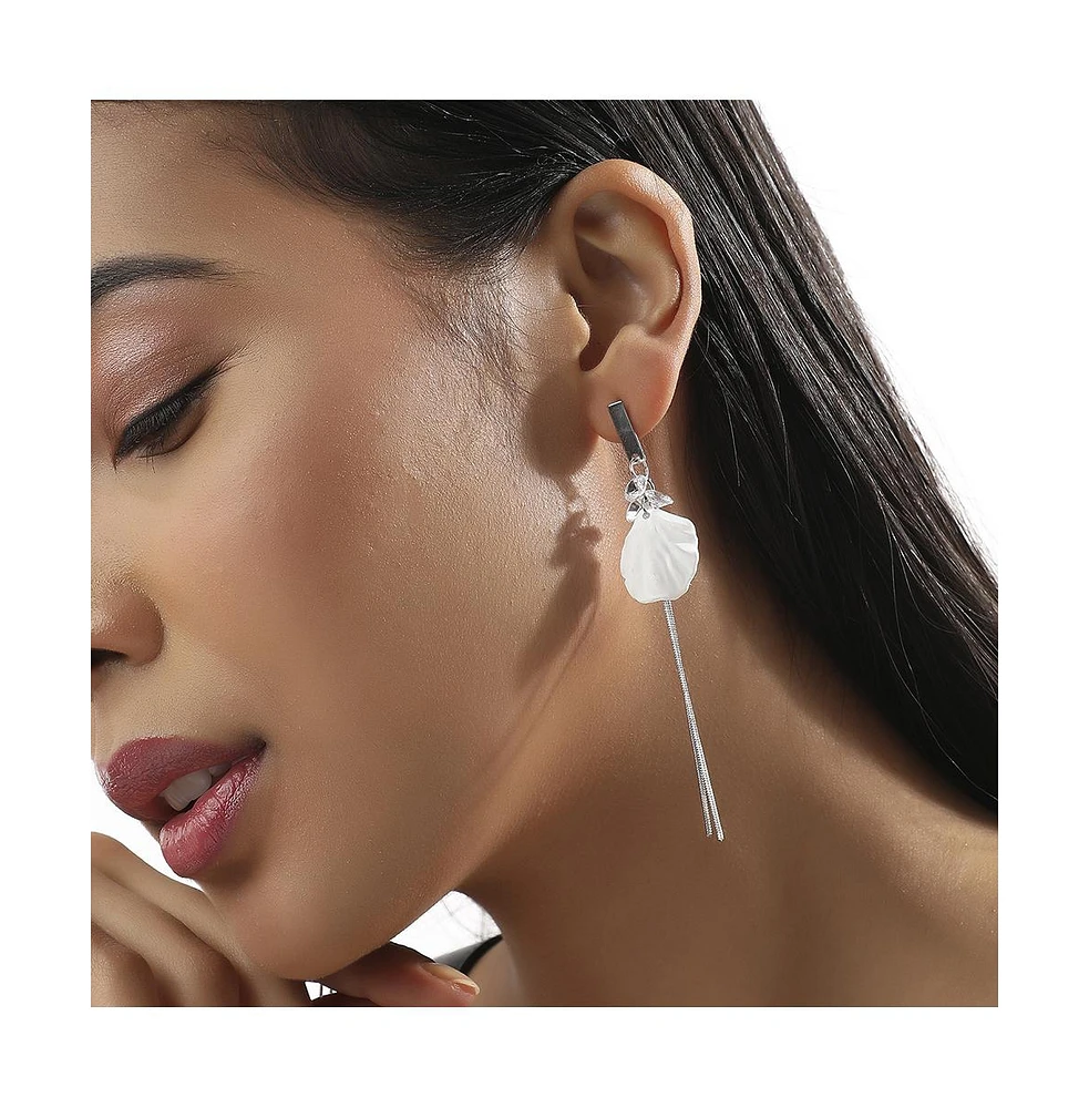Petal Chain Drop Earrings
