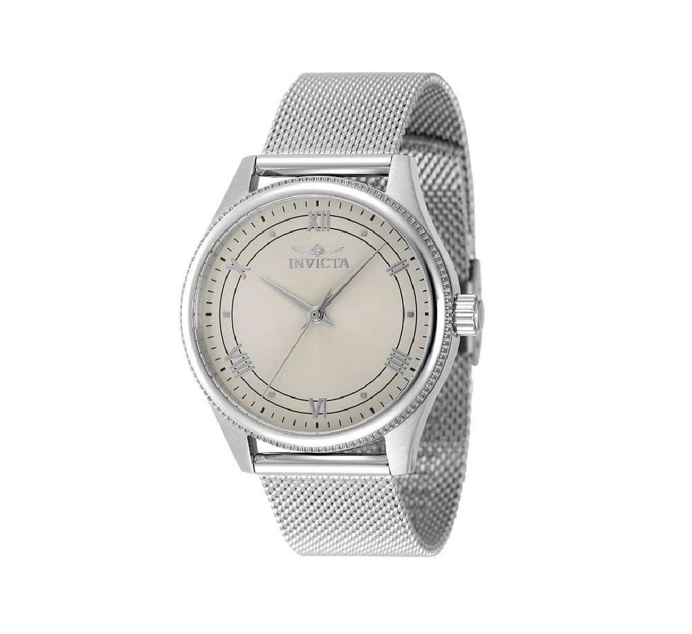 Invicta Women's 48486 Celestial Quartz 3 Hand Ivory Dial Watch