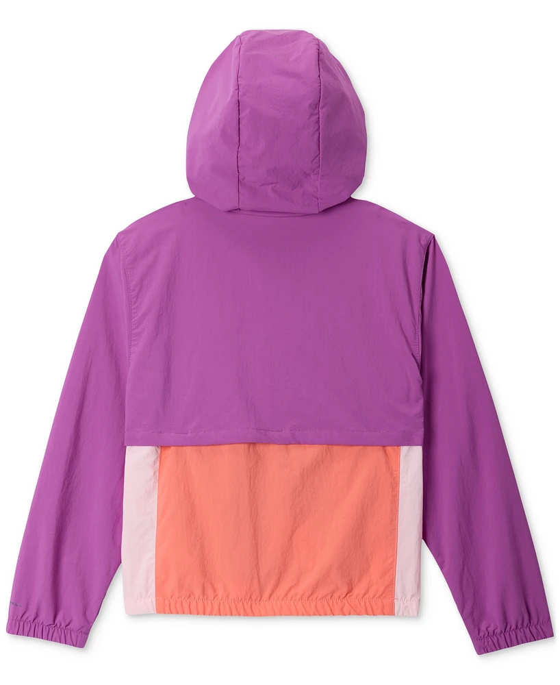 Columbia Big Girls Tabor Trail Windbreaker Jacket