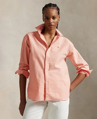 Polo Ralph Lauren Women's Relaxed-Fit Cotton Oxford Shirt