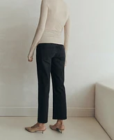 Mango Women's Maternity Straight Jeans