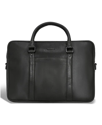 Champs Onyx Collection Leather Slim Briefcase