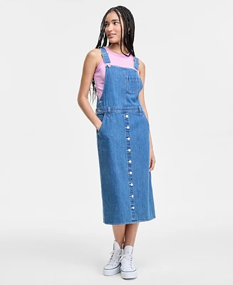 Levi's Women's Tico Cotton Denim Jumper Dress