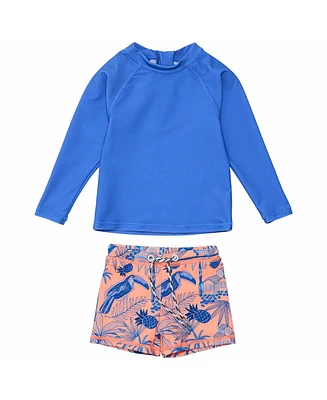 Snapper Rock Boys Tropicana Vacay Sustainable Ls Set