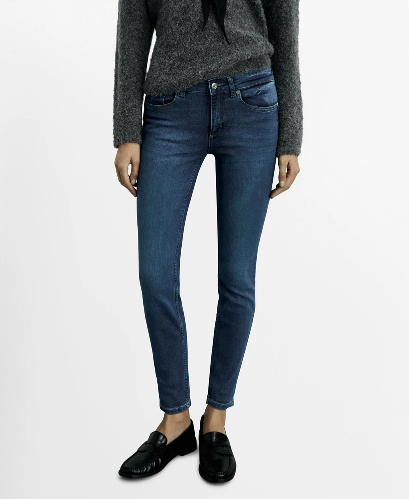 Mango Women's Skinny Pushup Jeans