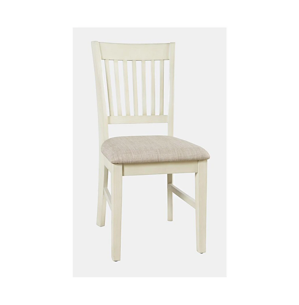 Craftsman Slat-Back Upholstered Desk Chair