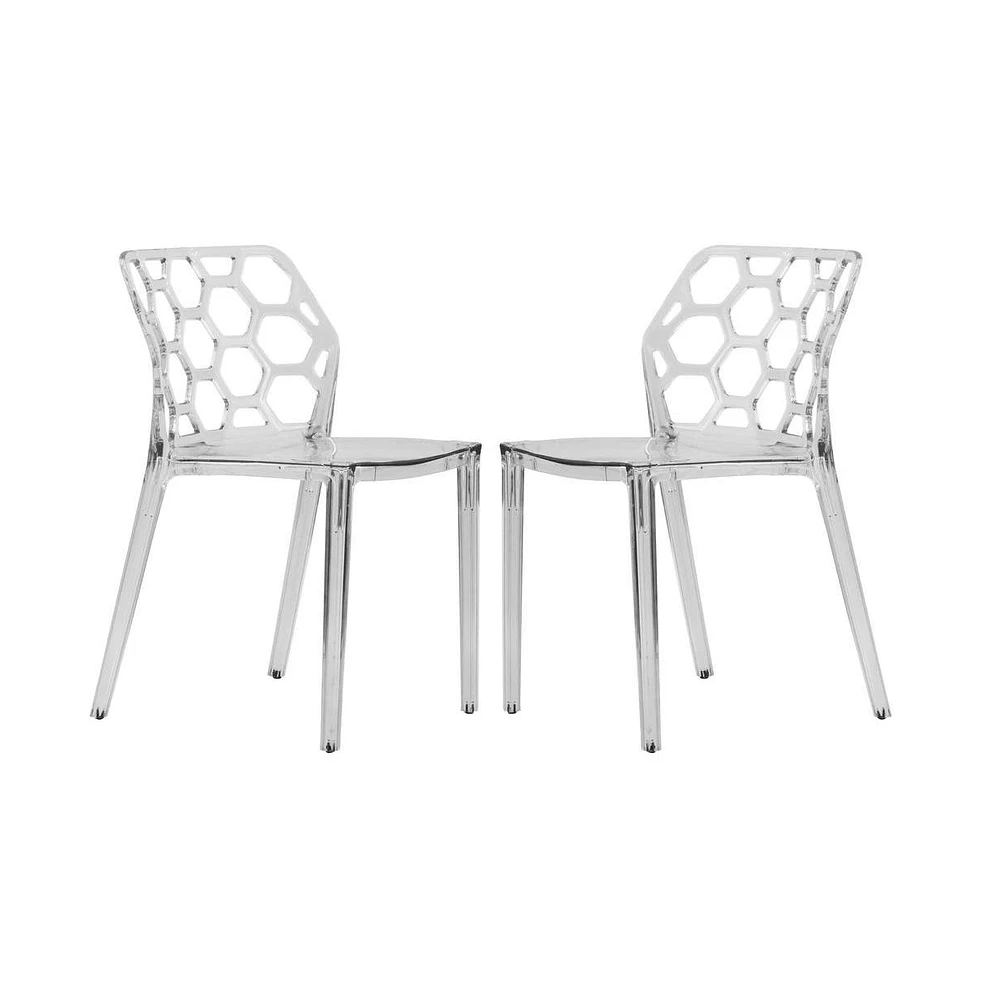 Modern Dynamic Dining Chair, Set of 2