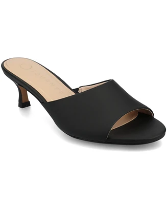 Journee Collection Women's Jeylah Kitten Heel Dress Sandals