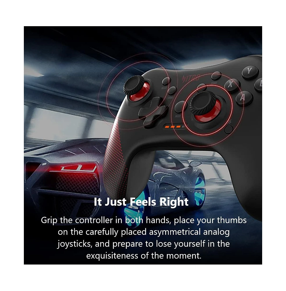 acer Nitro Wired Gaming Controller - Featuring Joystick, Directional Pad, Turbo Button, Action Buttons and Led Indicator Lights