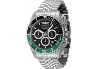 Invicta Men's 48380 Pro Diver Quartz Chronograph Black Dial Watch