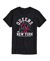 Airwaves Men's Spider-Man Queens New York Short Sleeve T-Shirt