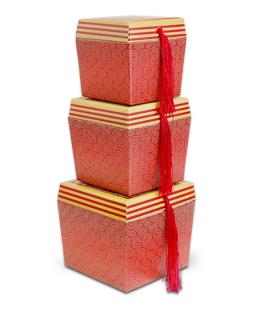 Alder Creek Gift Baskets Lunar New Year Gift Tower, 4 Items