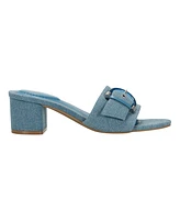 Bandolino Women's Ardonna Buckle Block Heel Sandals