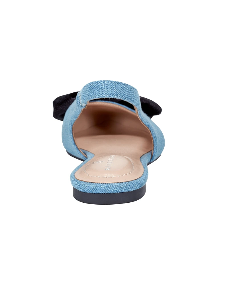 Bandolino Women's Simona Bow Slingback Flats