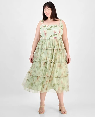Adrianna Women's Tiered Midi Dress