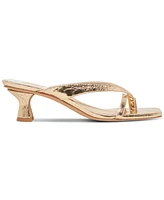 Dolce Vita Women's Brevel Thong Low Block Heel Dress Sandals