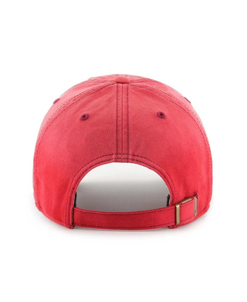 '47 Brand Men's Scarlet San Francisco 49ers Dusted Clean Up Adjustable Hat
