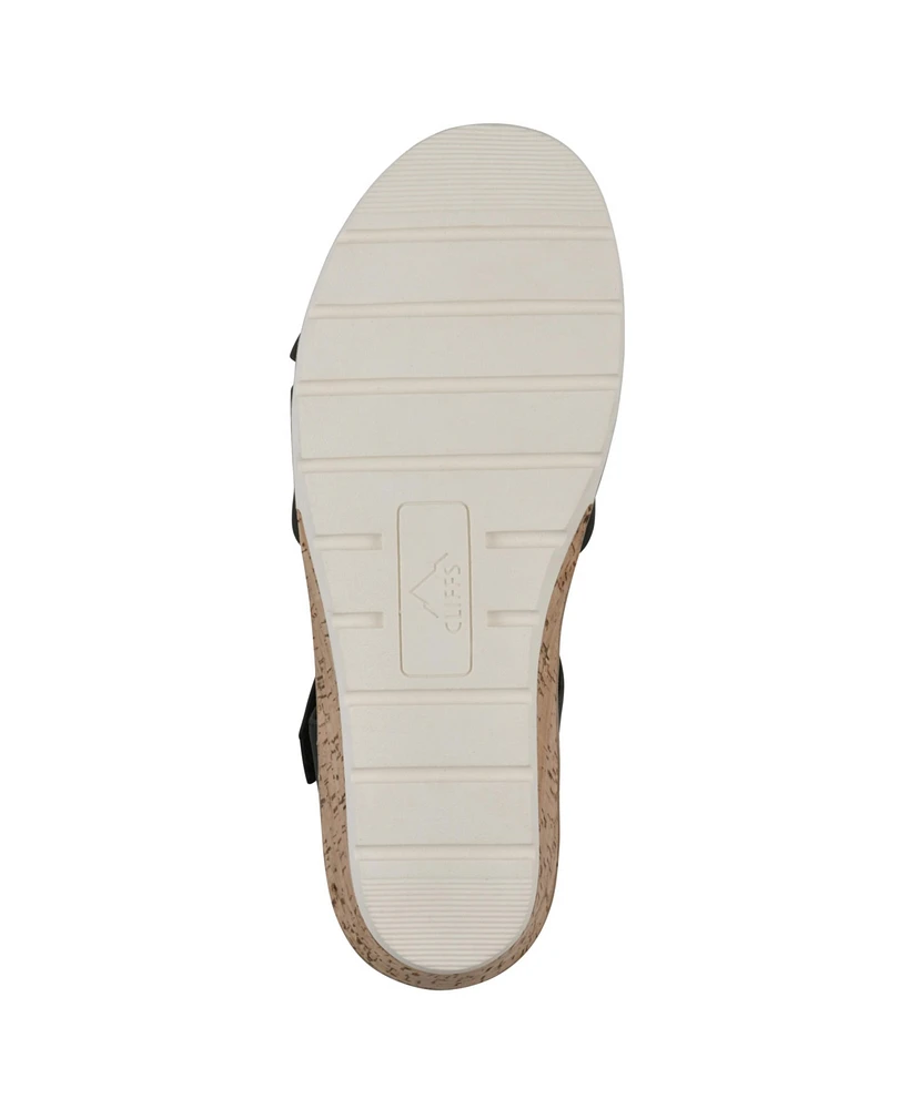 Cliffs by White Mountain Women's Tinna Wedge Sandals