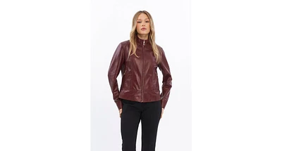 Furniq Uk Women's Leather Jacket