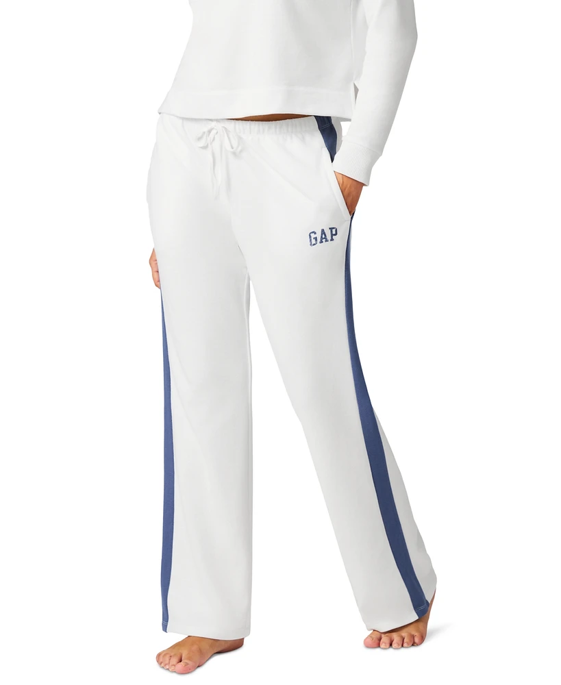 Gap Women's Logo French Terry Drawstring Pajama Pants