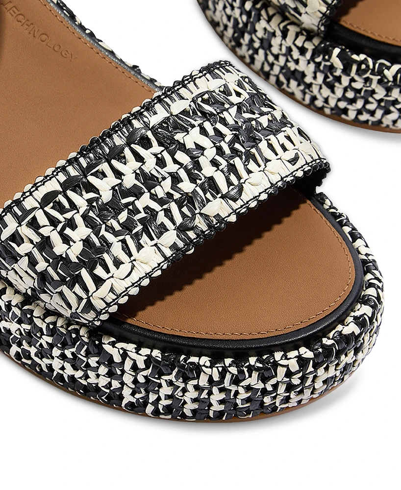 FitFlop Women's Platform Woven Wedge Sandals
