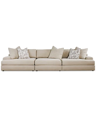 Klarke 3-Pc. Sofa With Deep Seating, Exclusively at Macy's