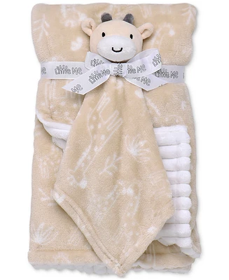 Little Me Baby Giraffe Giftable Blankets, 2 Piece Set