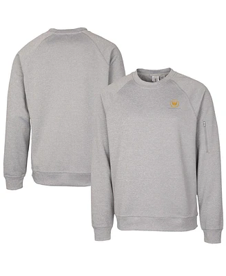 Cutter & Buck Men's Heather Gray Presidents Cup Lift Performance Crewneck Pullover Sweatshirt