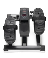Sunny Health & Fitness Smart Motorized Mini Elliptical Trainer, Indoor Under-Desk Pedal Exerciser with Free SunnyFit App via Bluetooth