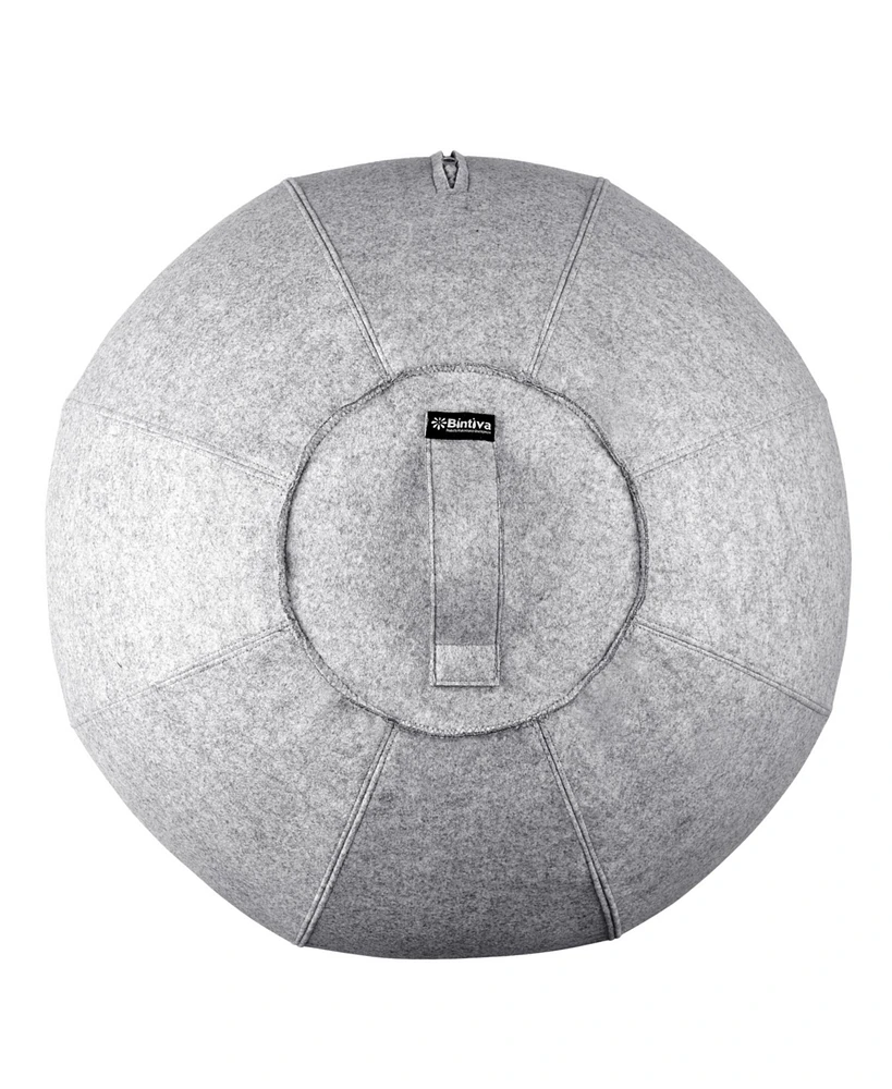 Bintiva Stability Ball with Felt Cover - 65cm