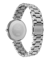 Olivia Burton Women's Dimension Silver Tone Bracelet Watch, 32mm