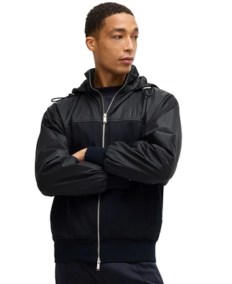 Hugo Boss x Porsche Men's Two-Way Zip Regular-Fit Jacket