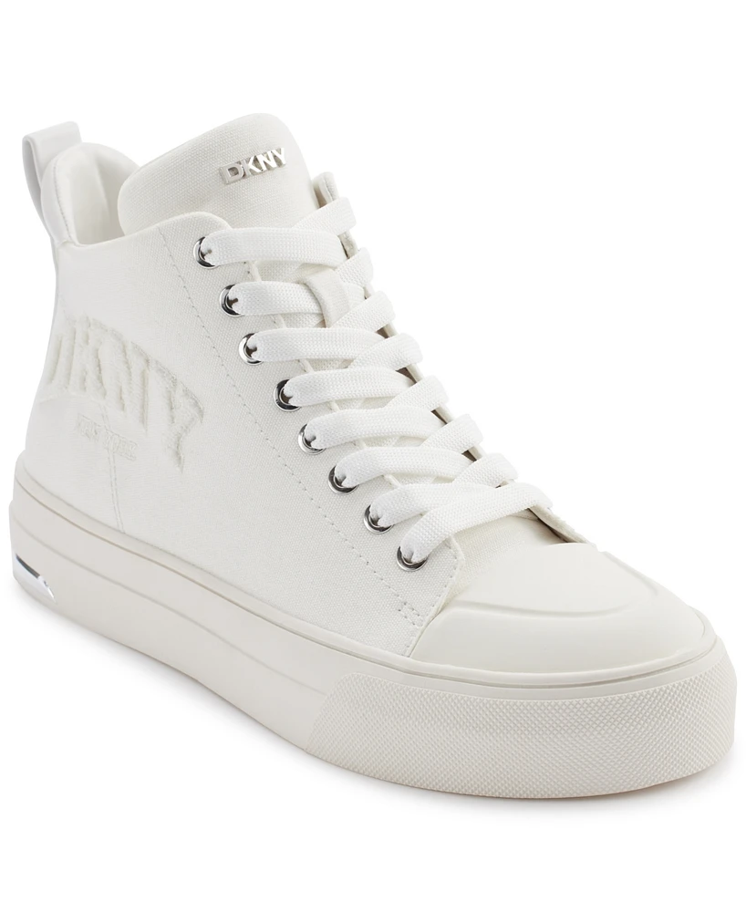 Dkny Women's Yaser Lace-Up Mid Top Sneakers