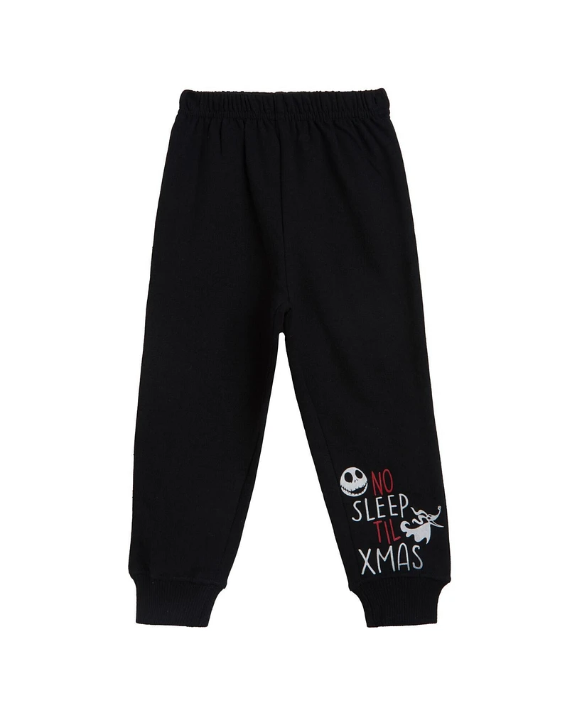 Nightmare Before Christmas Boys Disney Fleece Sweatshirt and Jogger Pants Outfit Set