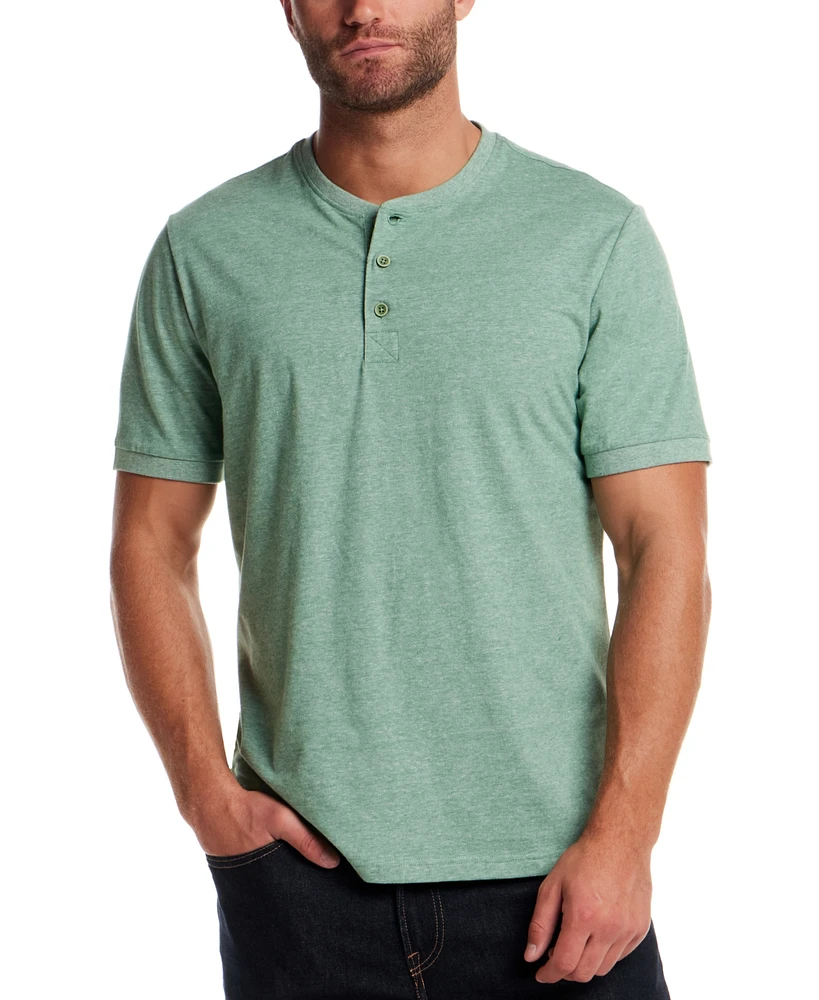 Weatherproof Vintage Men's Regular-Fit Micro-Stripe Henley