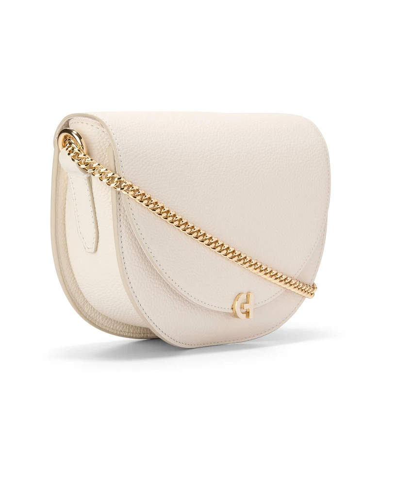 Cole Haan Evie Chain Small Saddle Bag